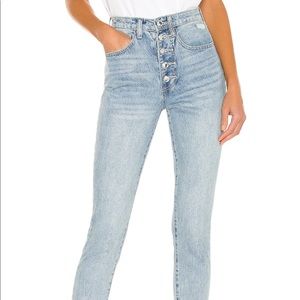 WeWoreWhat the Danielle Crystal Straight Denim